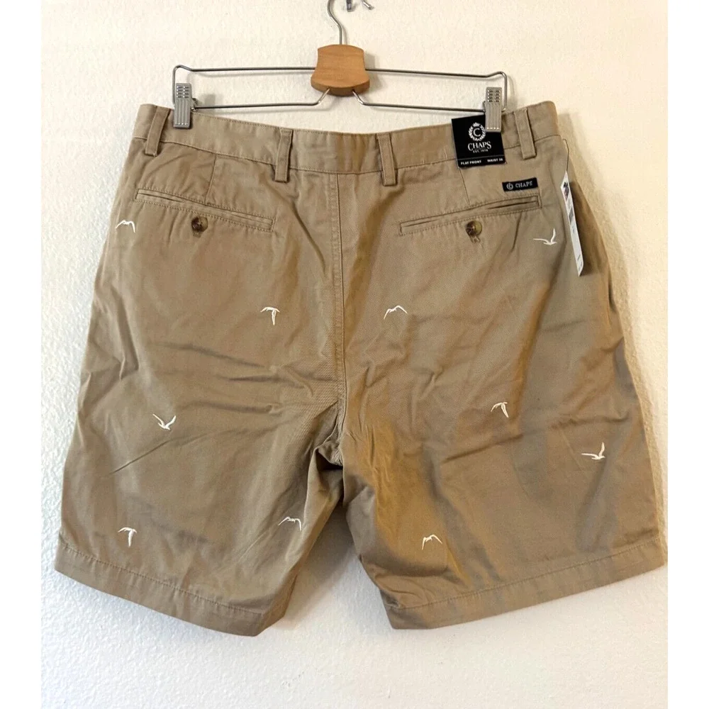 CHAPS Men's Lead Table Safari Chino Shorts‎